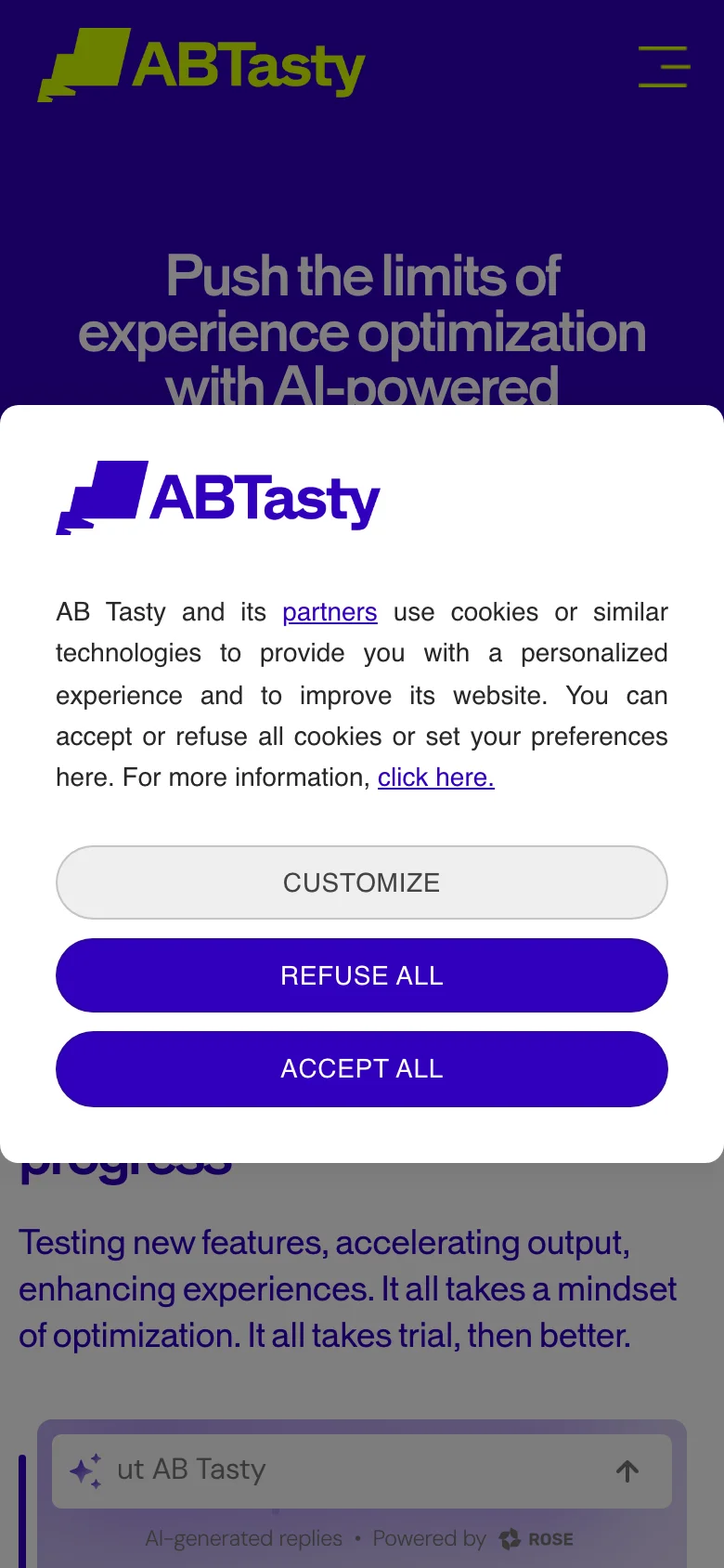 AB Tasty — Mobile
