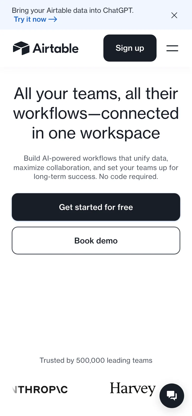 Airtable — الجوال