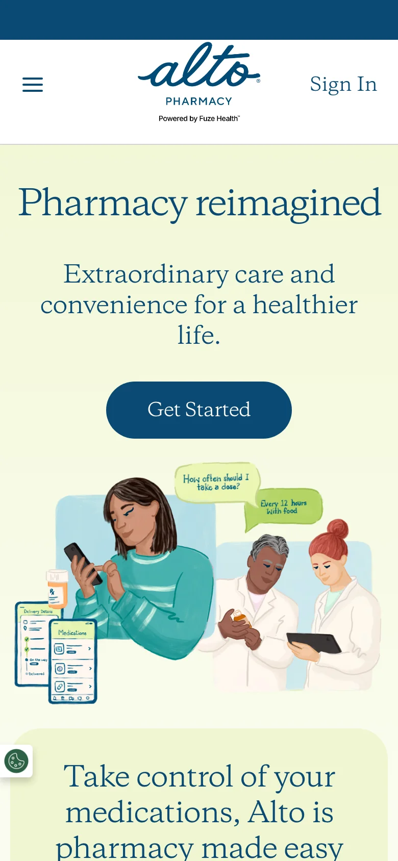 Alto Pharmacy — Mobile