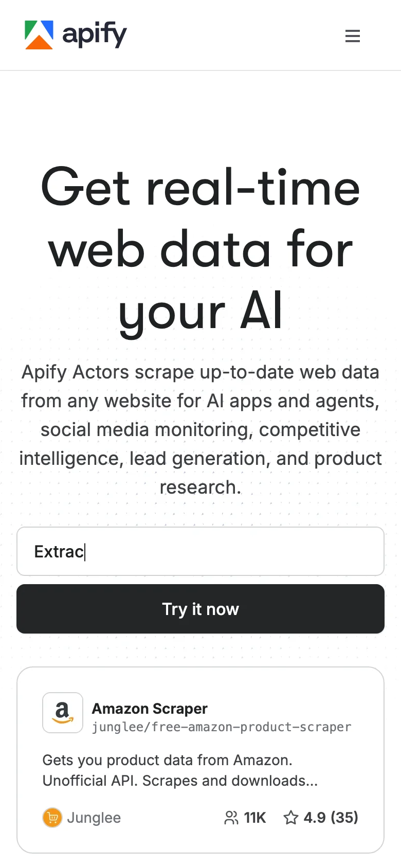 Apify — الجوال