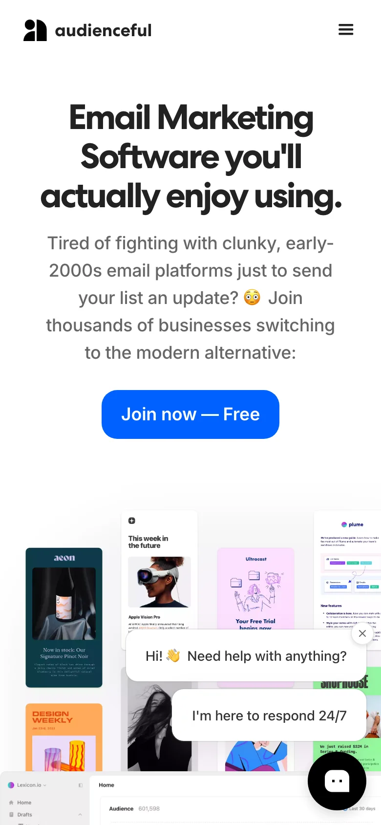 Audienceful — الجوال