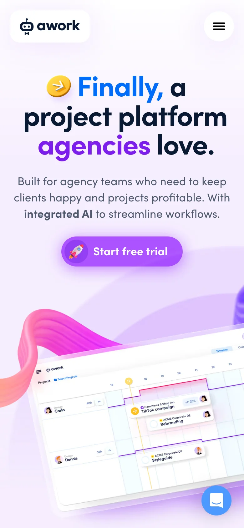 Awork — Mobile