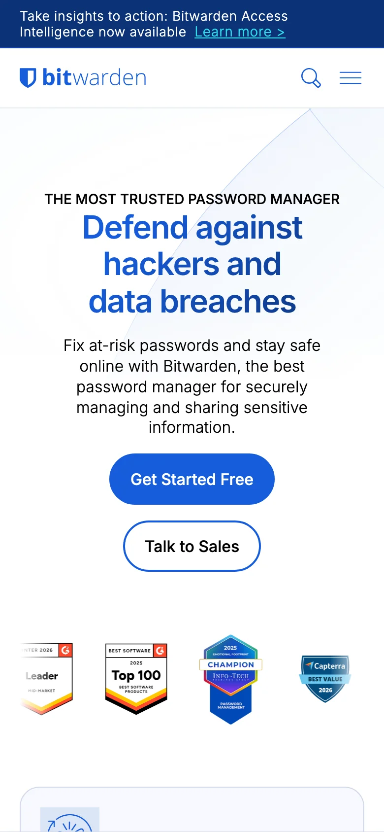 Bitwarden — Móvil