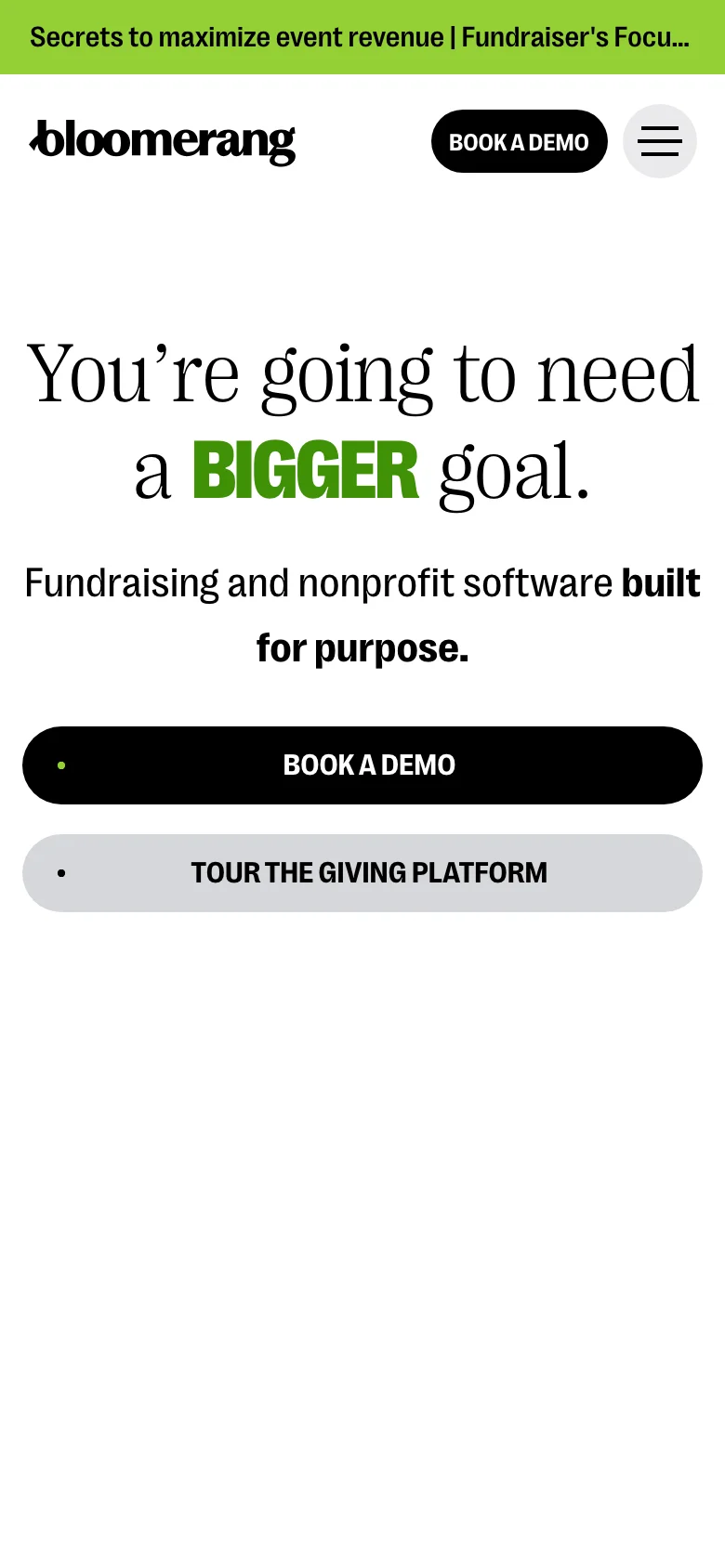 Bloomerang — Móvil