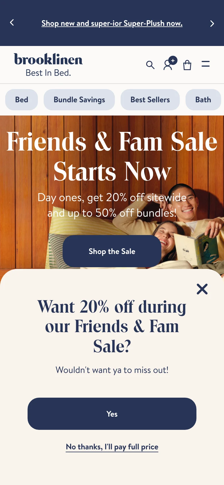 Brooklinen — Móvil