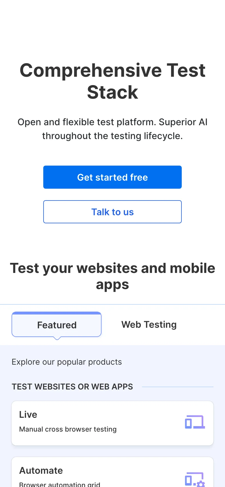 BrowserStack — Mobile