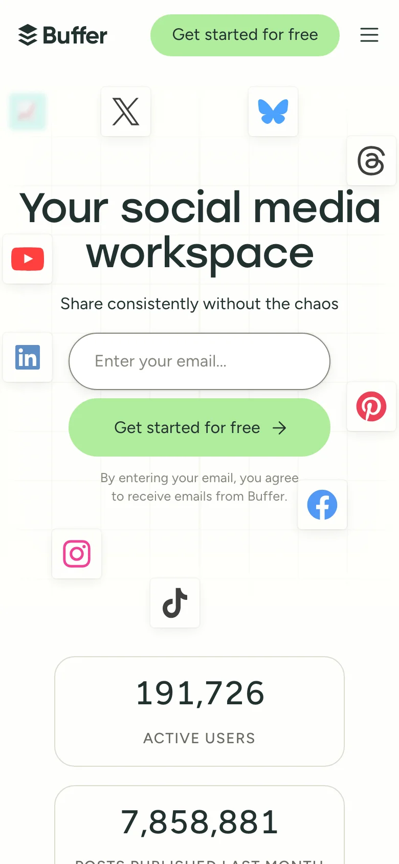 Buffer — الجوال