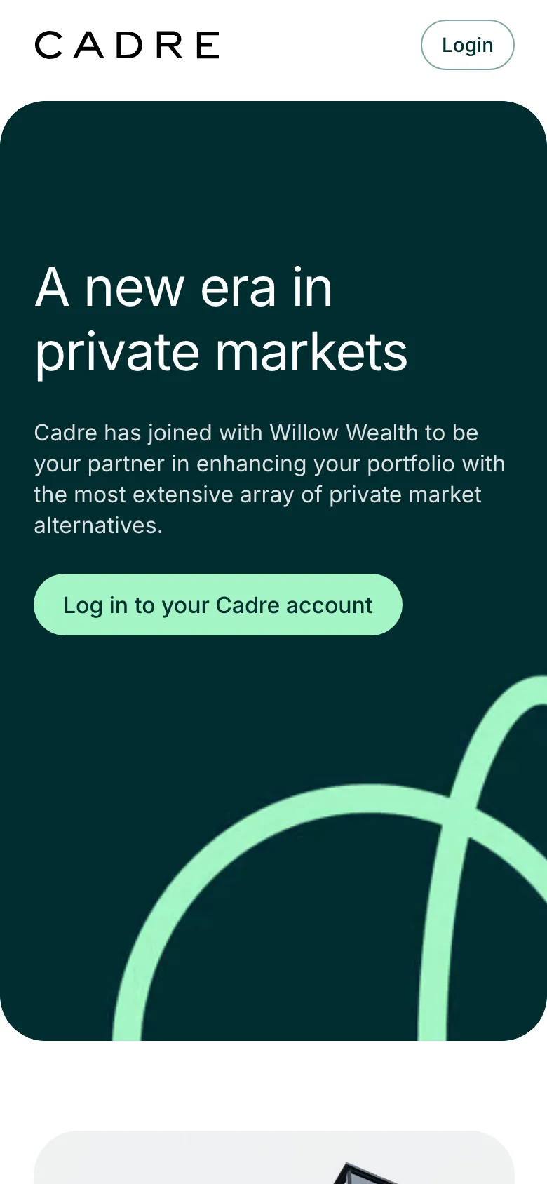 Cadre — Mobile