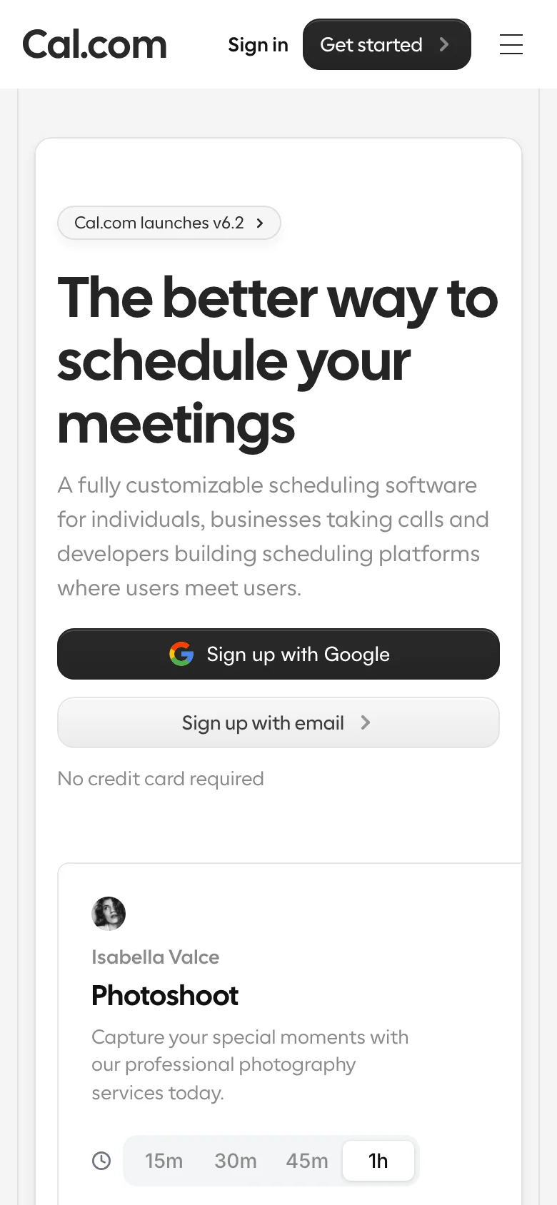 Cal.com — الجوال