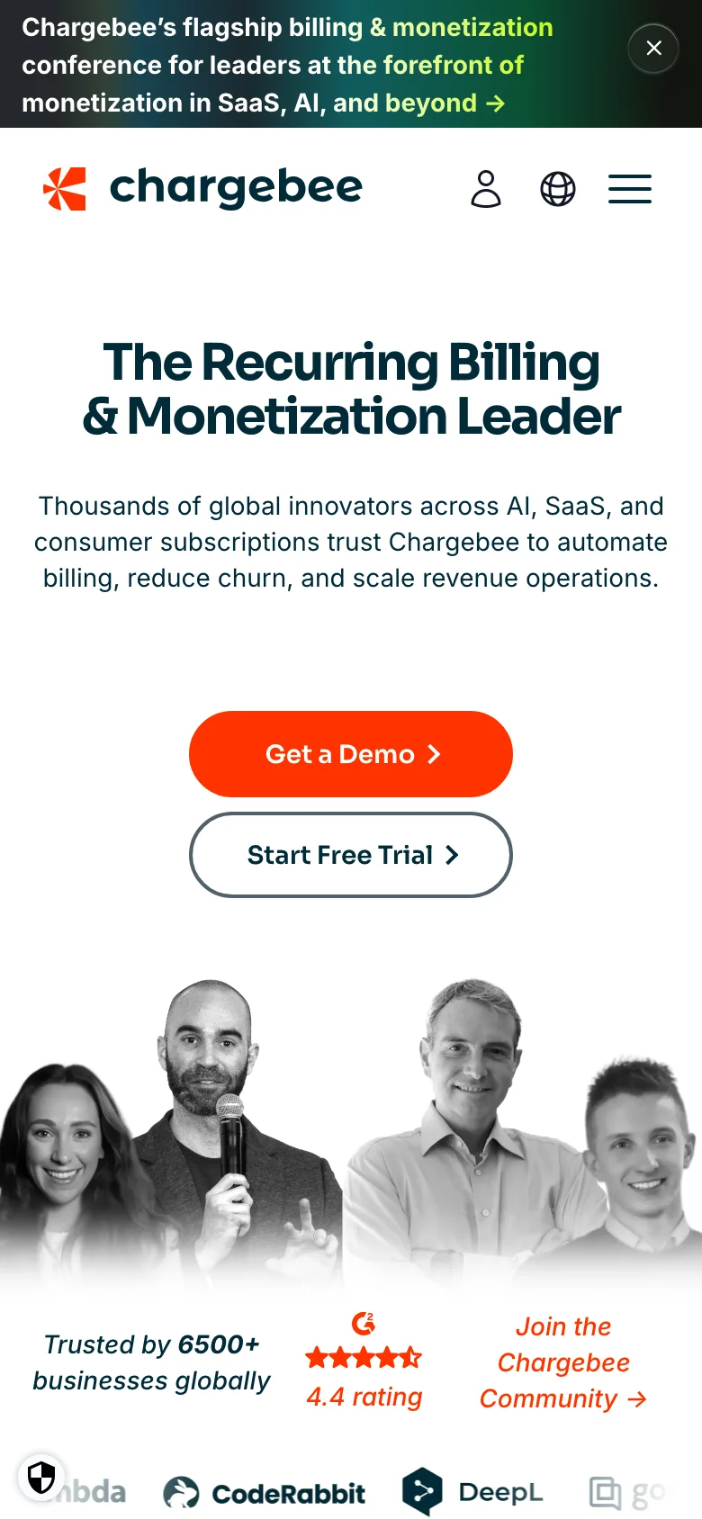 Chargebee — الجوال