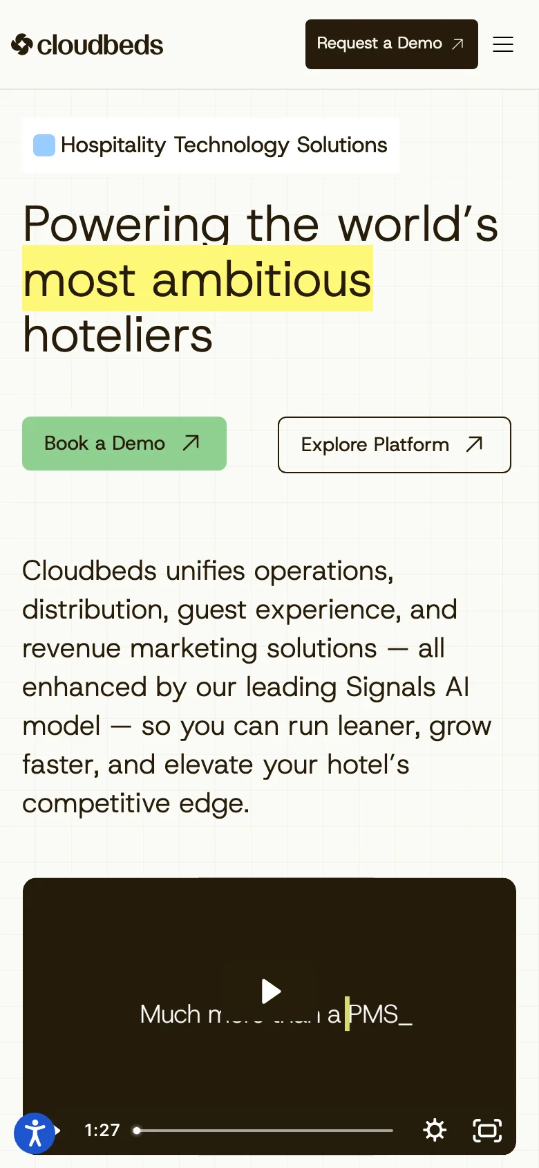 Cloudbeds — Móvil