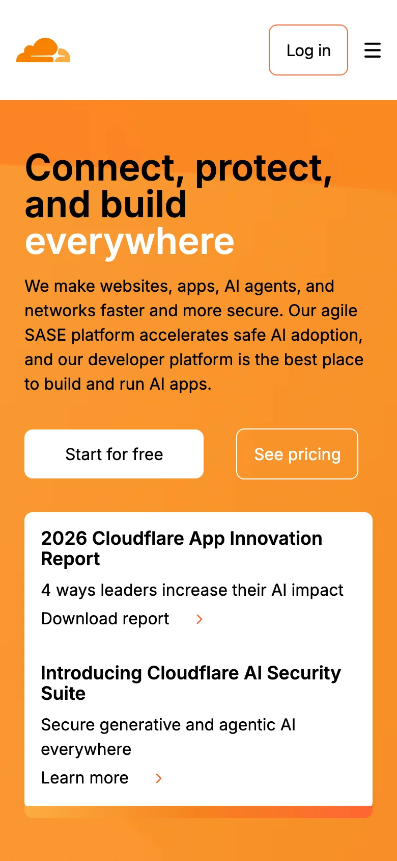Cloudflare — الجوال