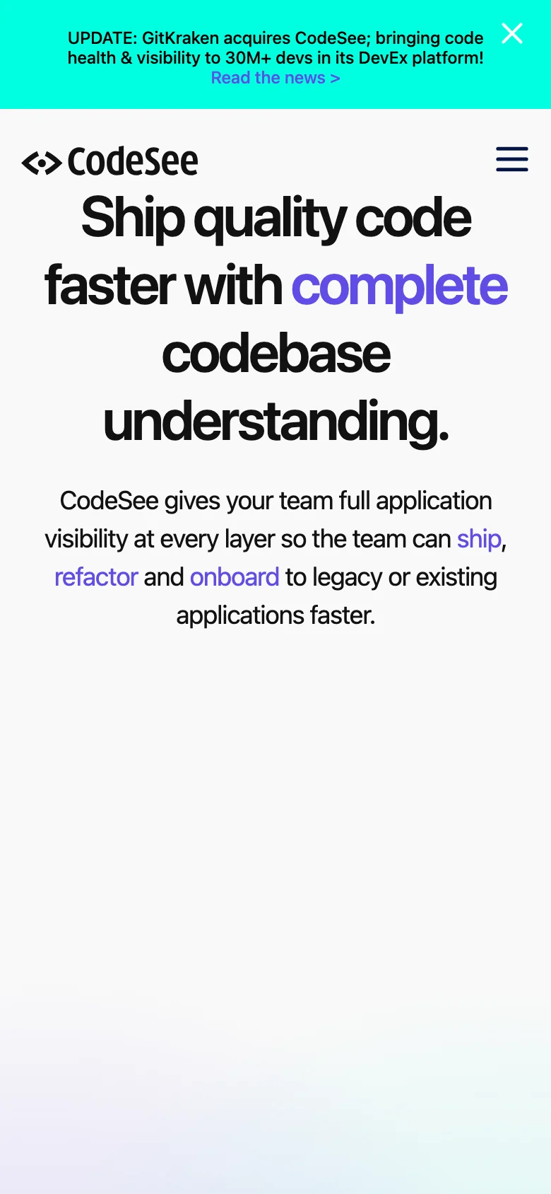CodeSee — Móvil