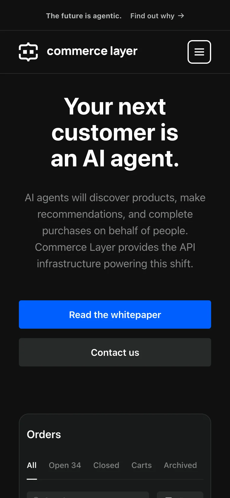 Commerce Layer — Móvil