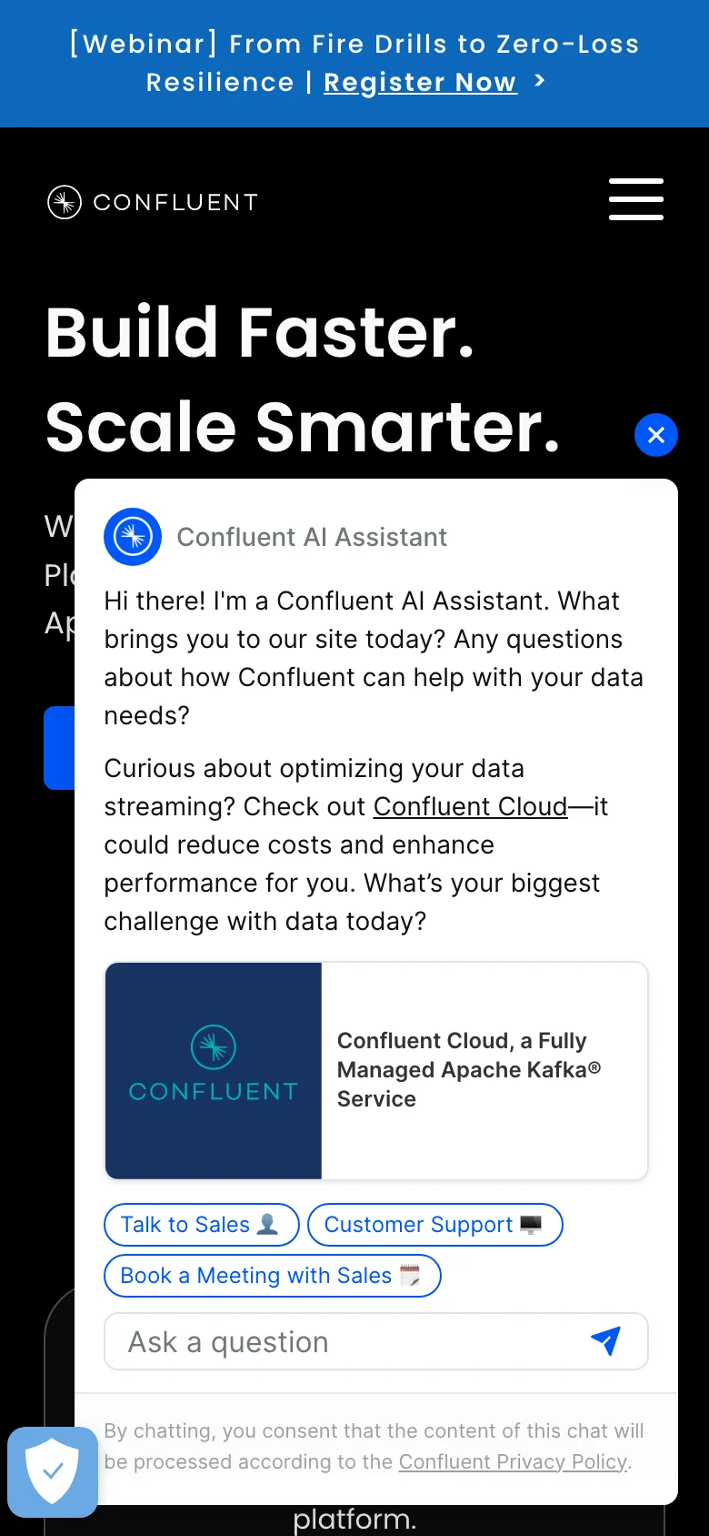Confluent — الجوال
