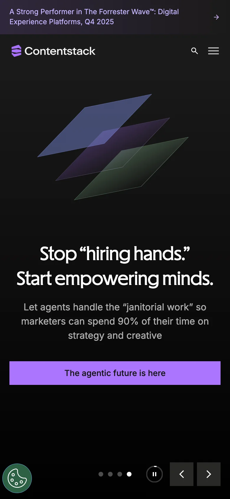 Contentstack — Mobile