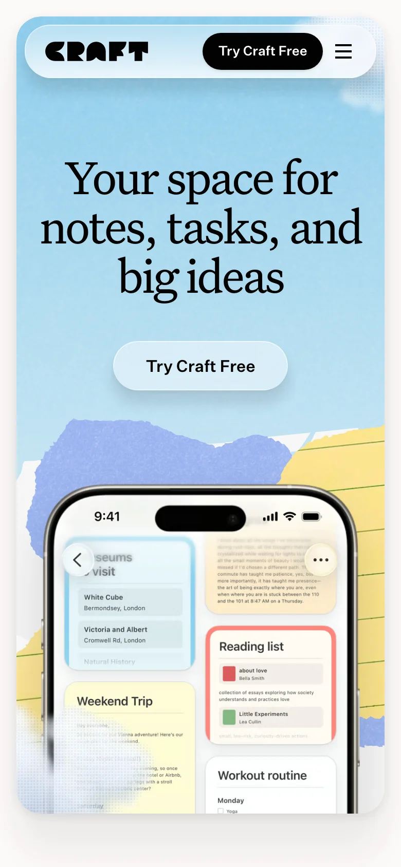 Craft — الجوال