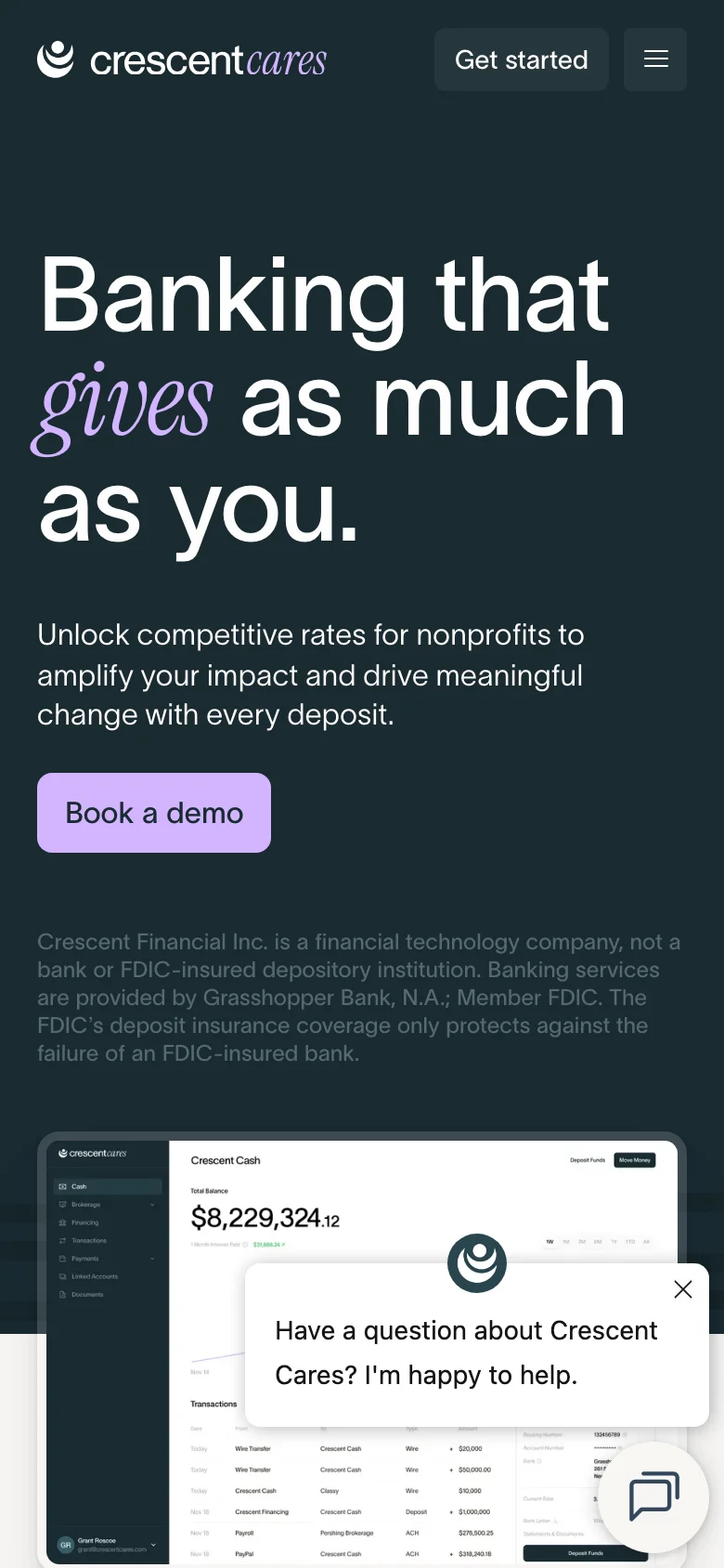 Crescentcares — الجوال