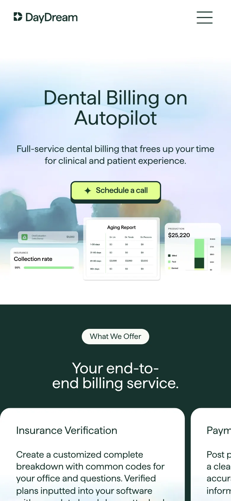 Daydream Dental — Mobile