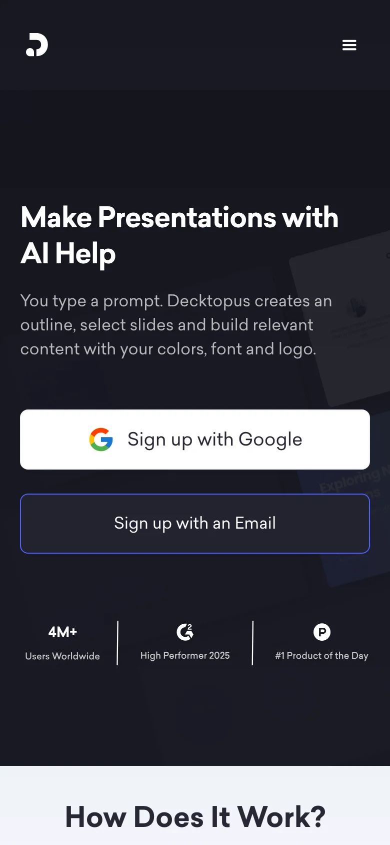 Decktopus — Móvil