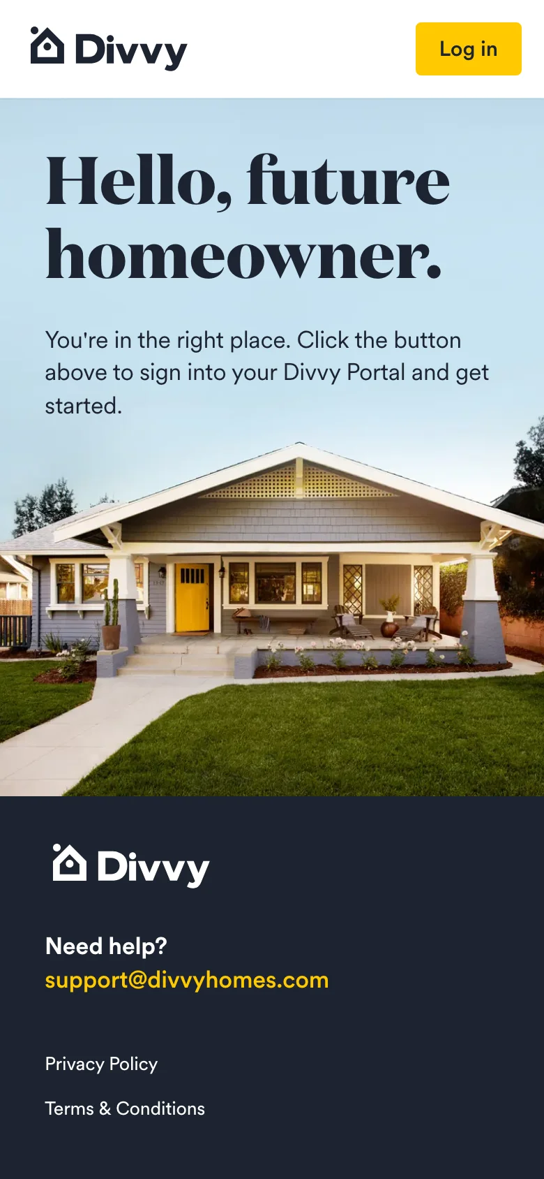 Divvy Homes — Móvil