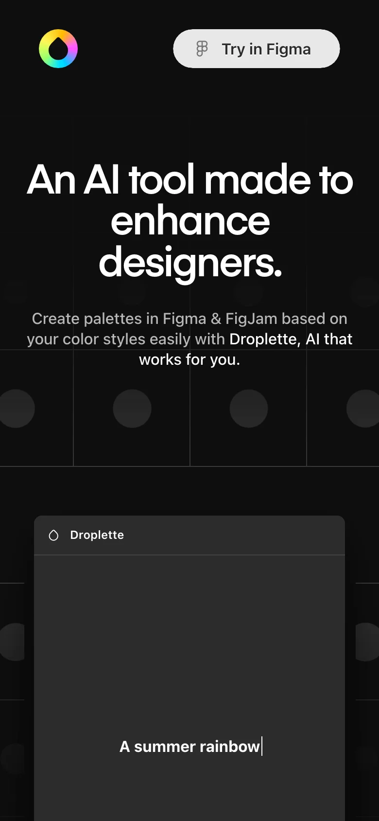 Droplette — Móvil