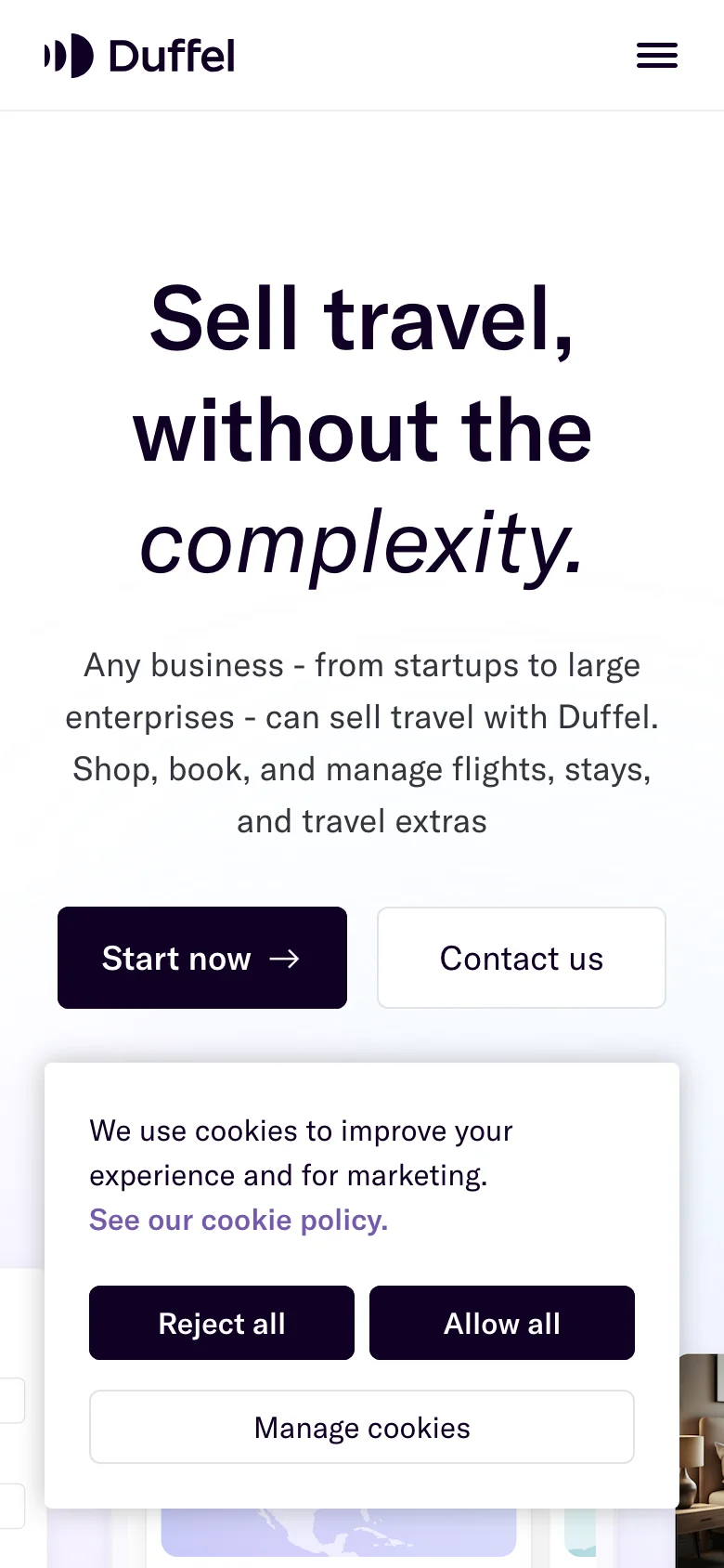 Duffel — الجوال