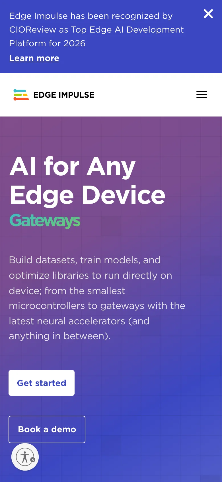 Edge Impulse — Móvil