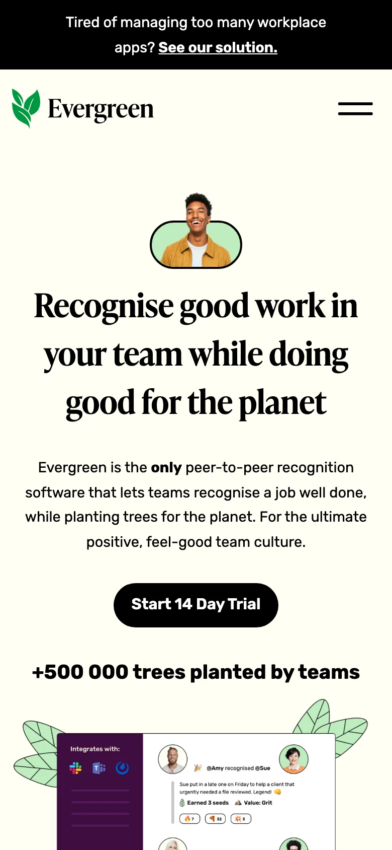 Evergreen — Móvil