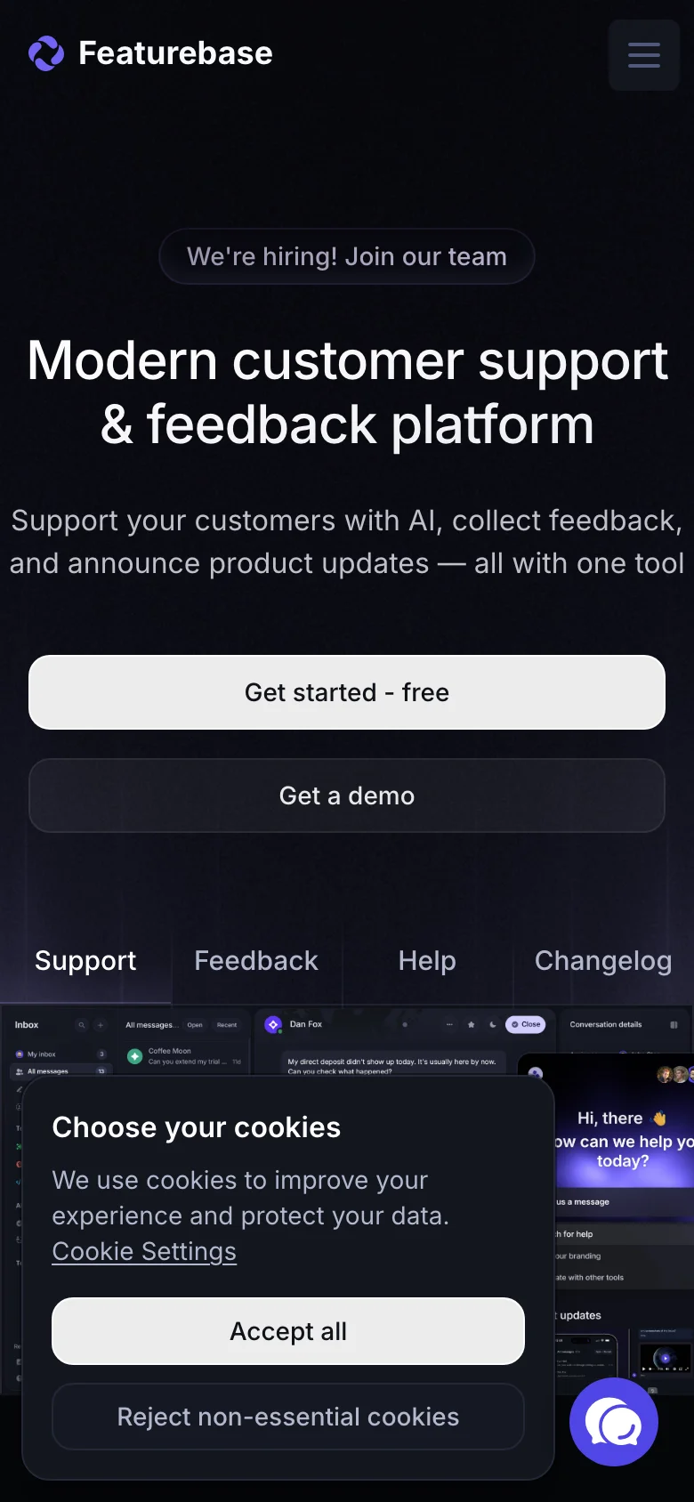 Featurebase — Móvil