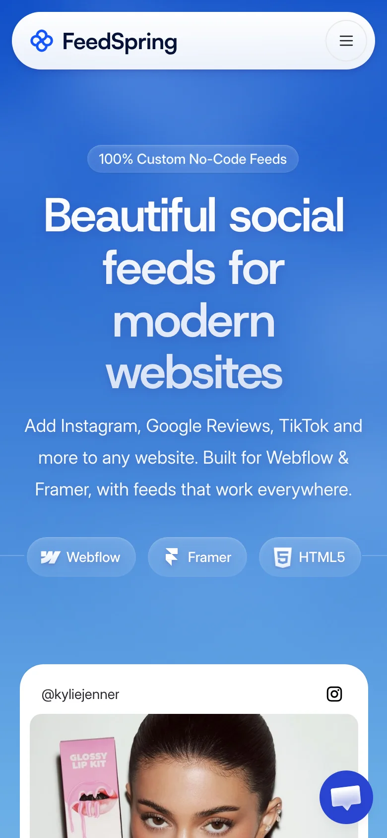 Feedspring — Mobile