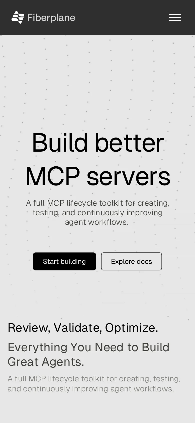Fiberplane — Móvil