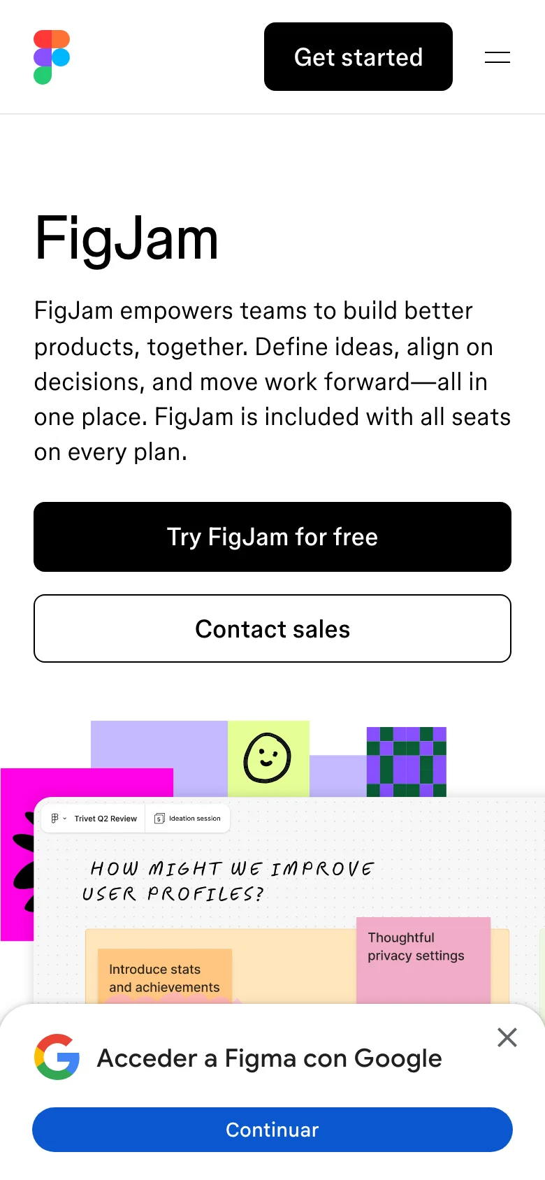 FigJam — Móvil