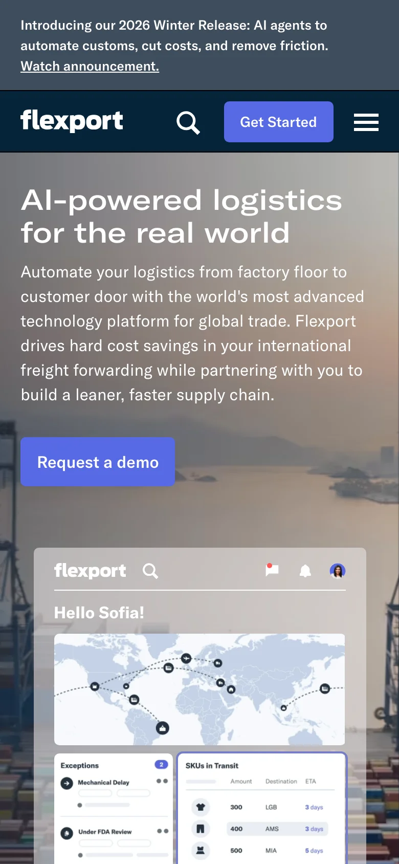 Flexport — Mobile