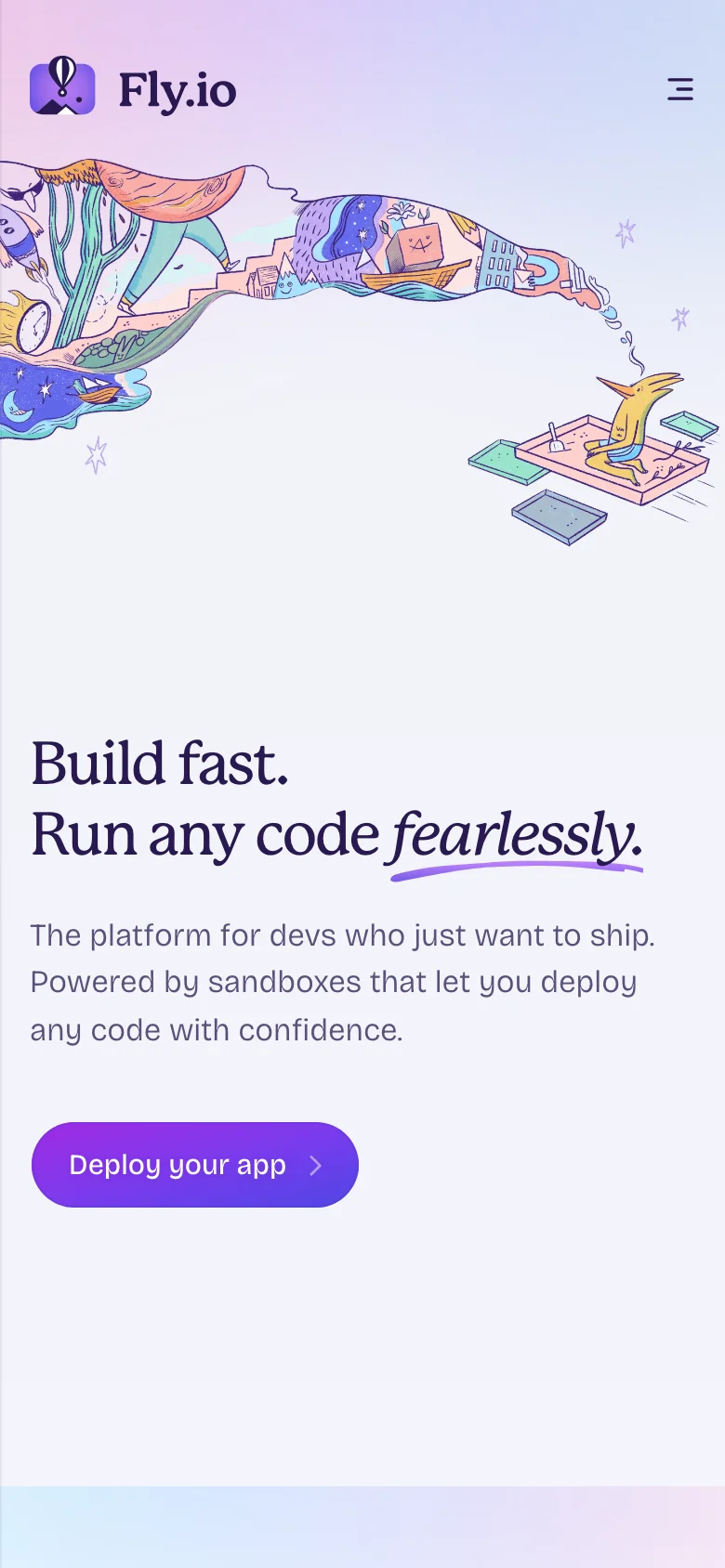 Fly.io — الجوال