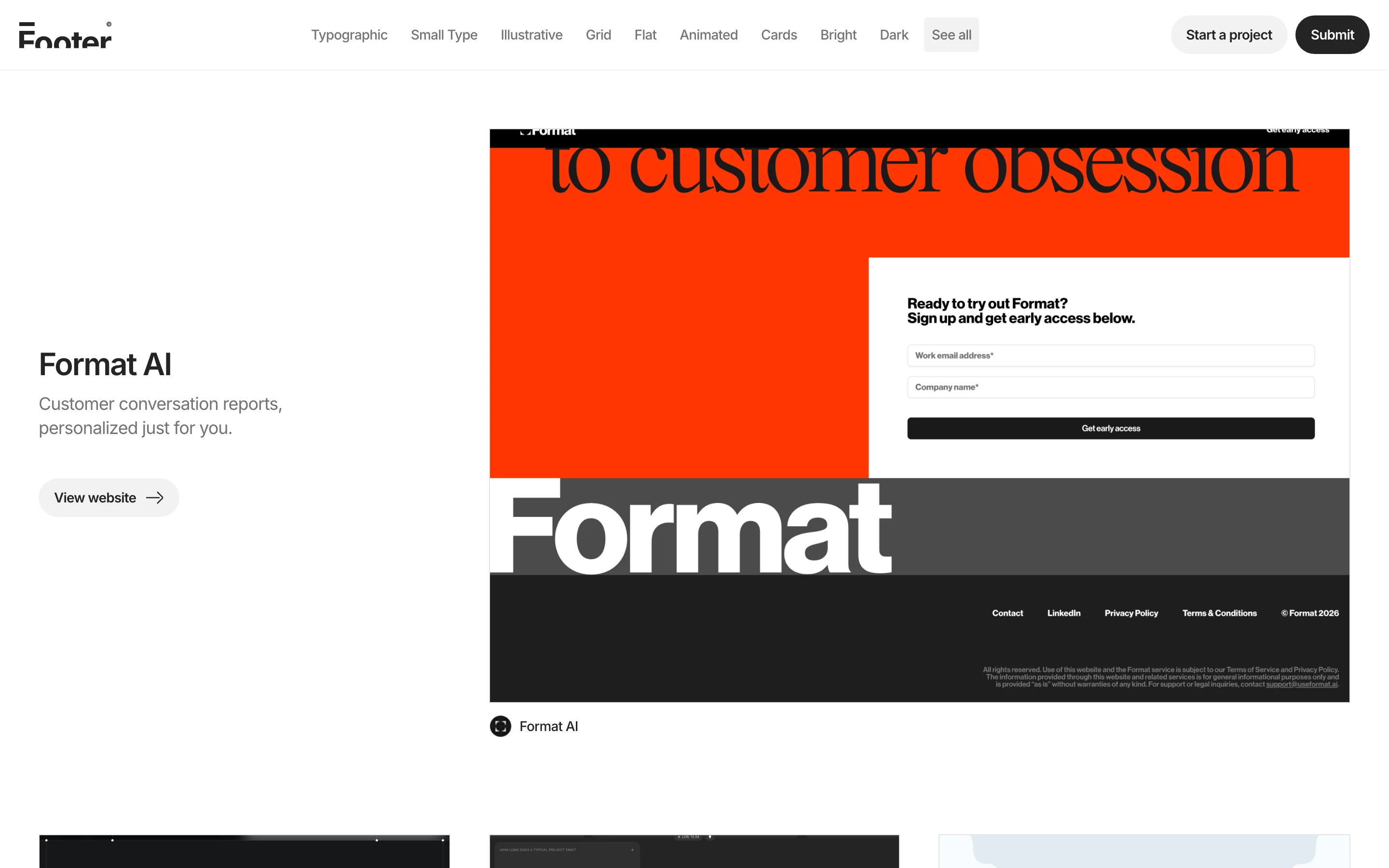 Footer Design