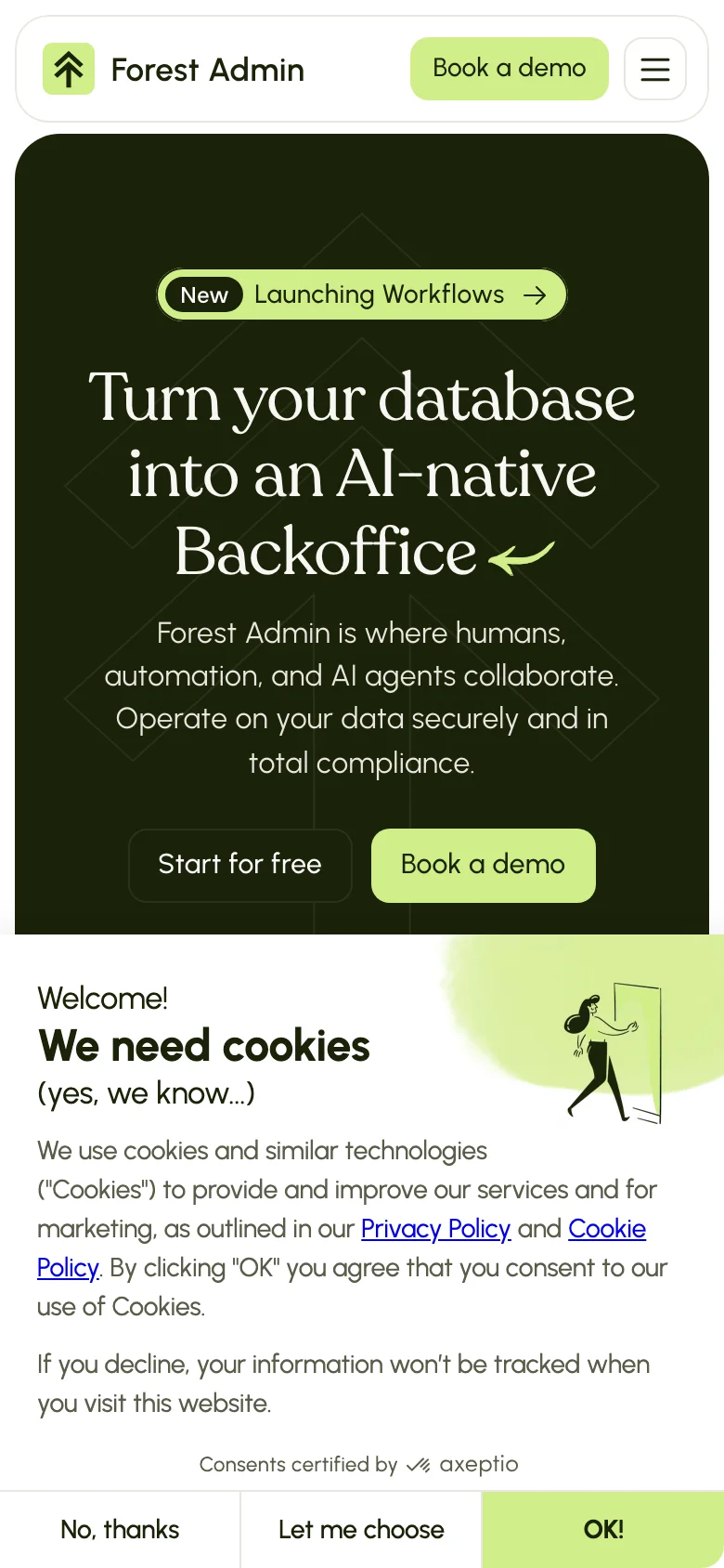 Forest Admin — Móvil