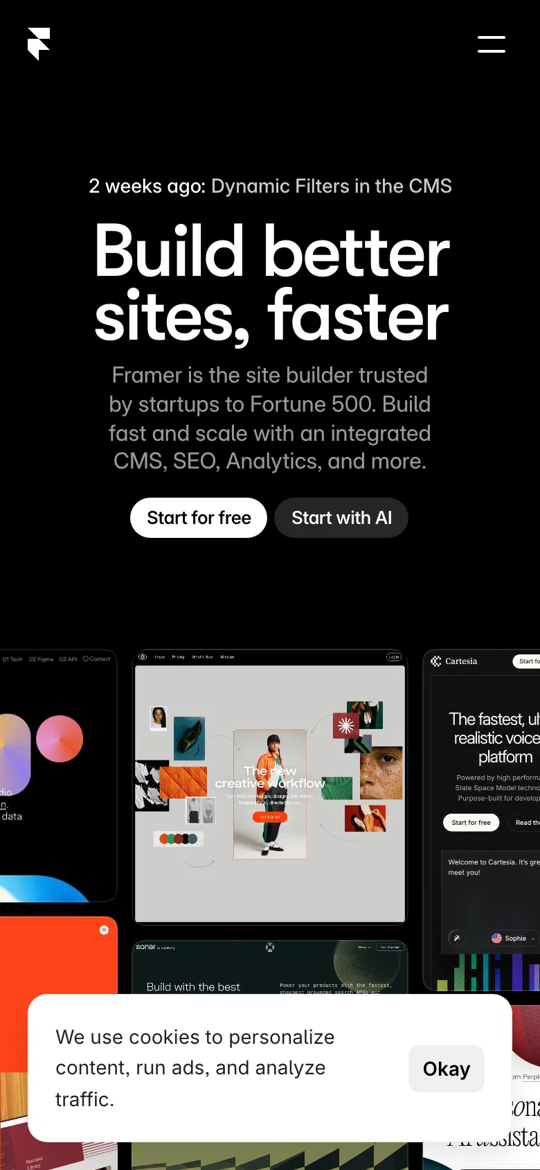 Framer — الجوال