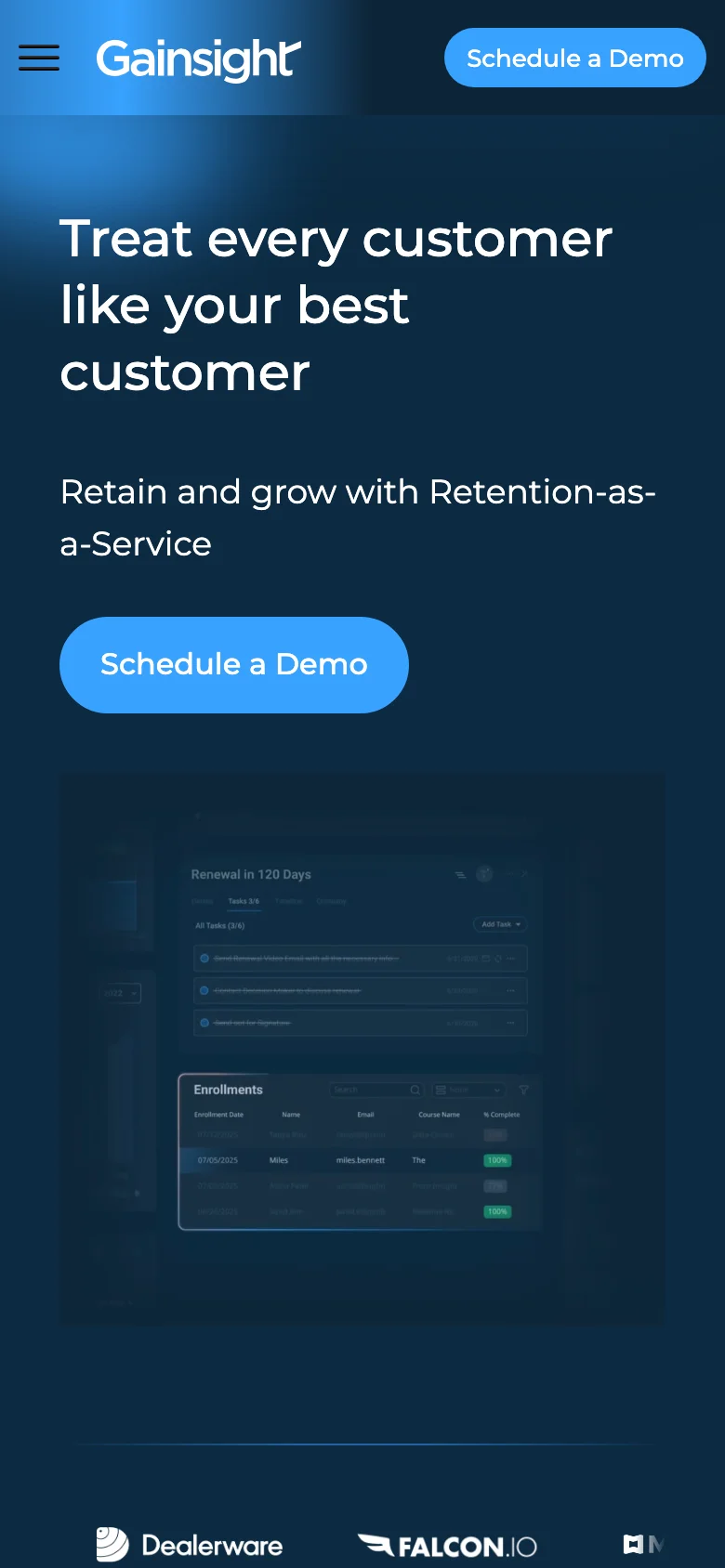 Gainsight — Móvil