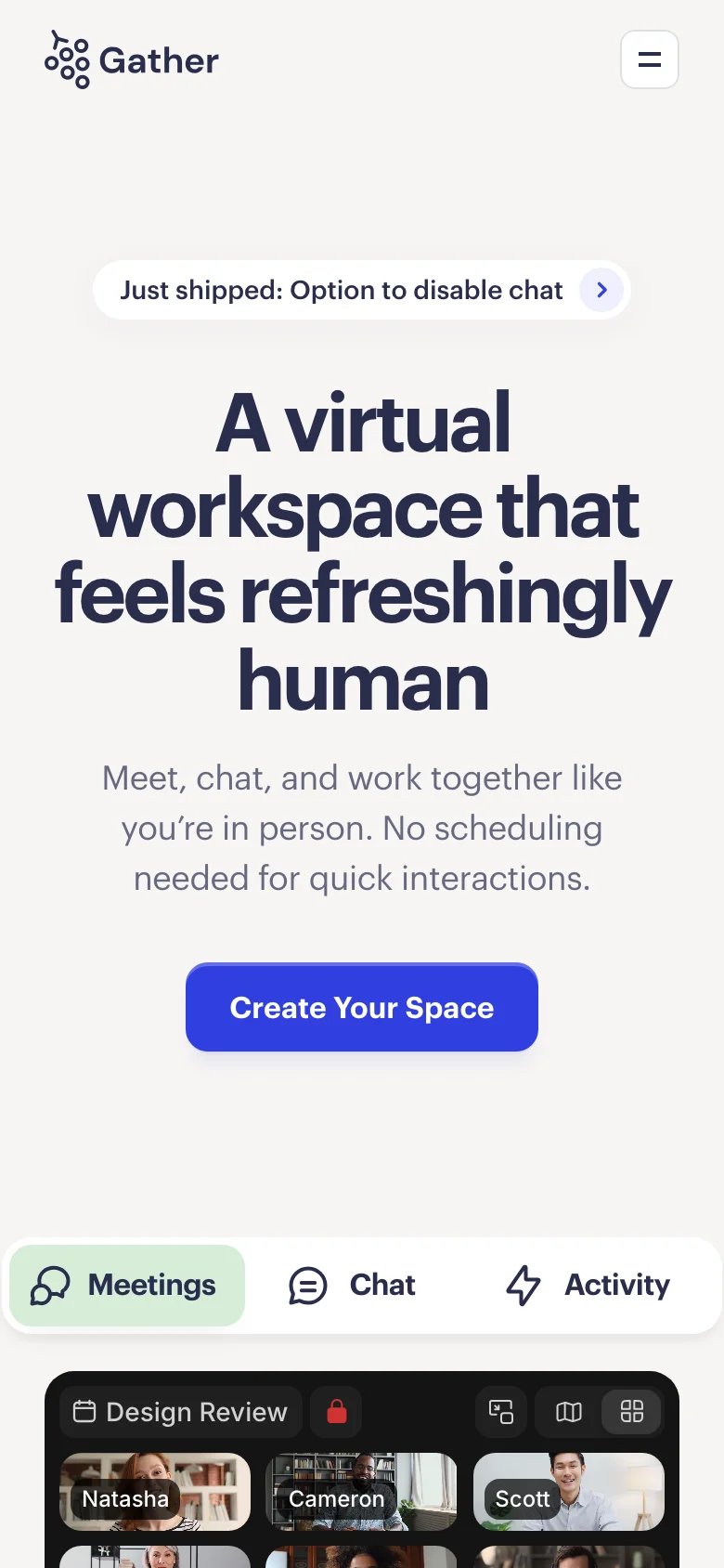 Gather — الجوال