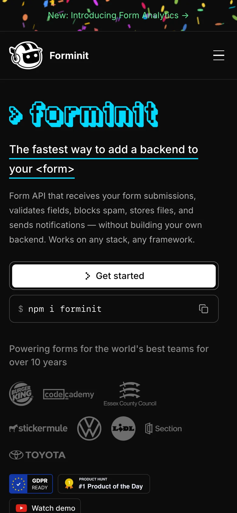 Getform — الجوال