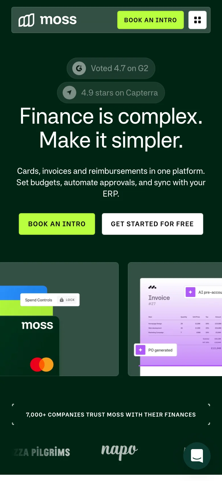 Moss — الجوال