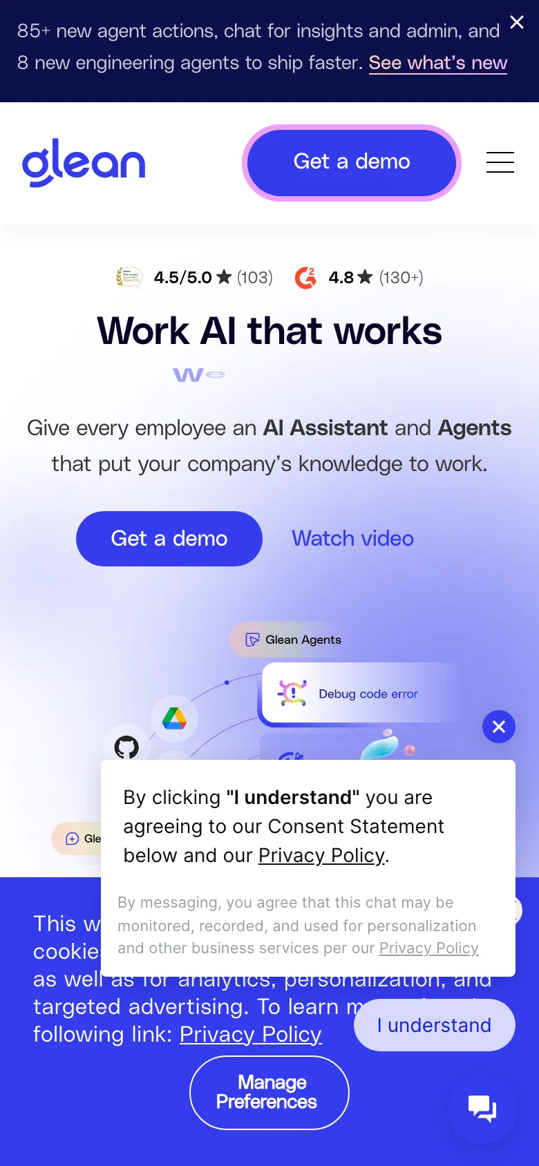 Glean — الجوال