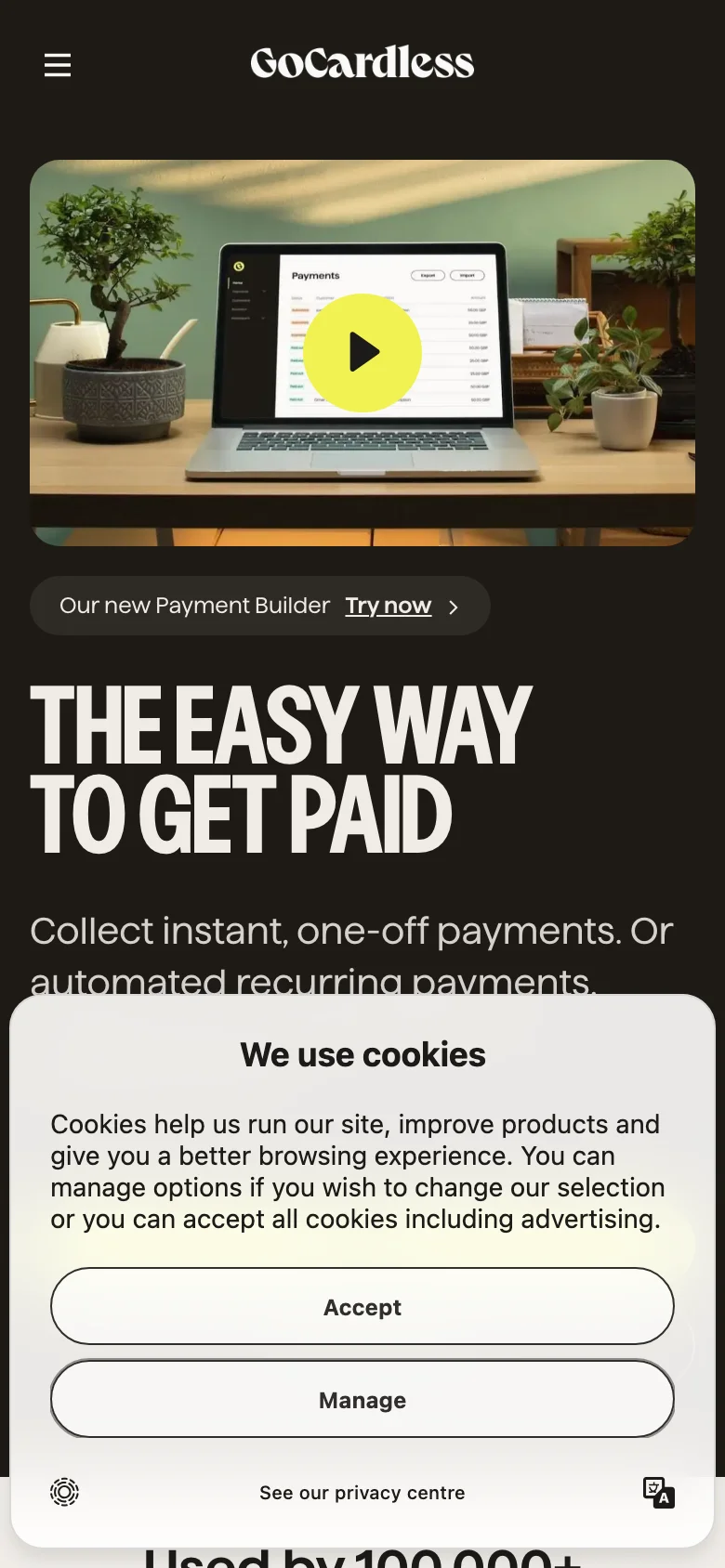 GoCardless — Móvil