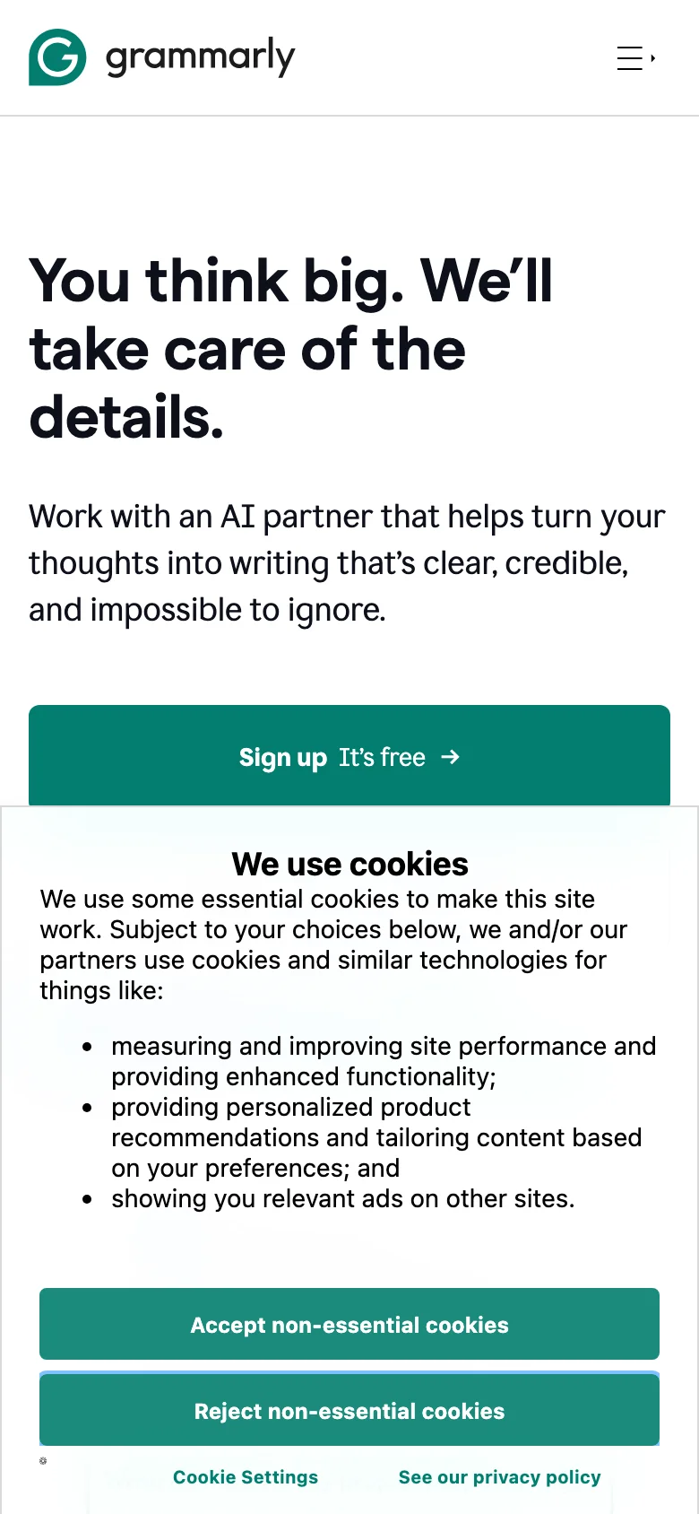 Grammarly — الجوال