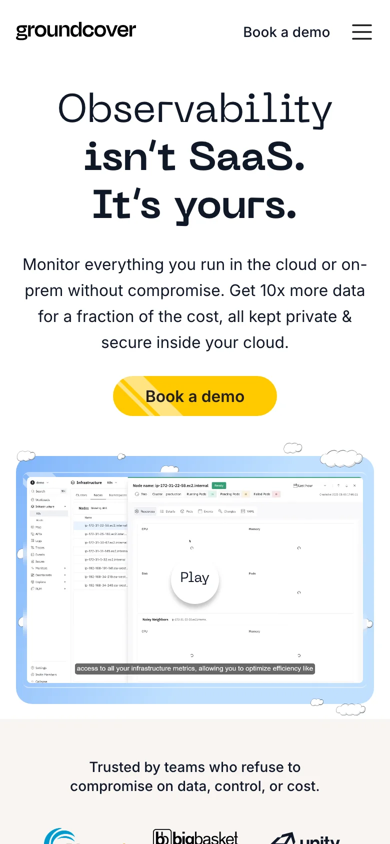 Groundcover — Móvil