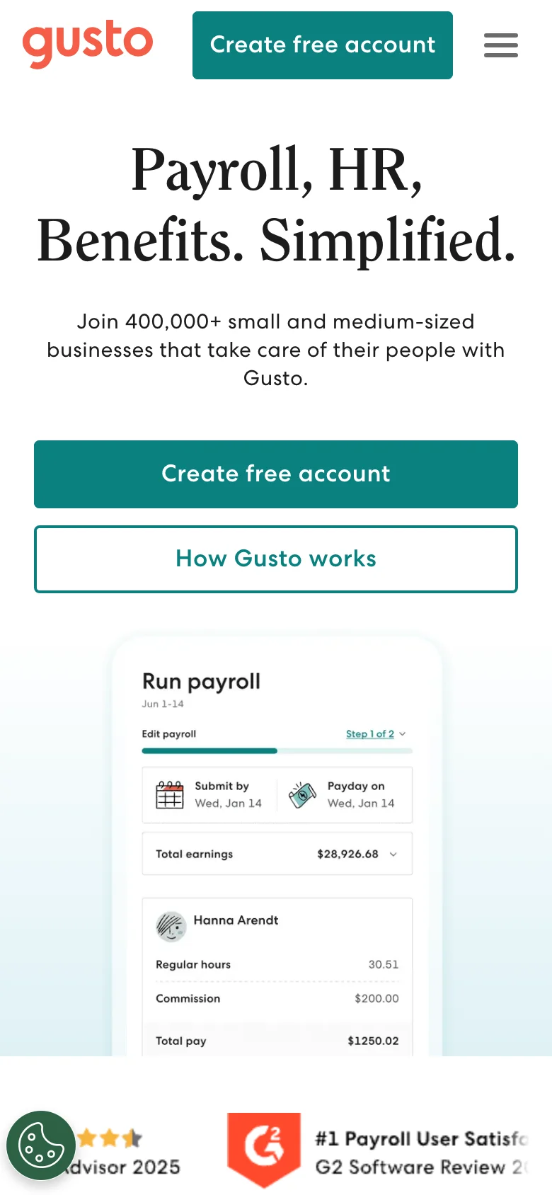 Gusto — الجوال