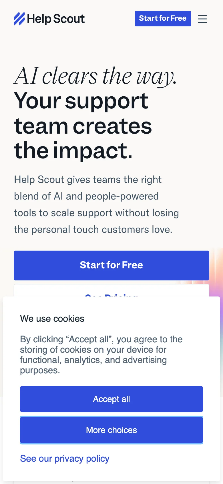 Helpscout — الجوال