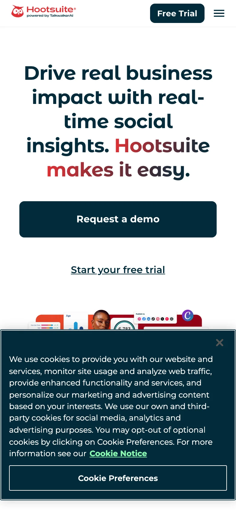 Hootsuite — الجوال