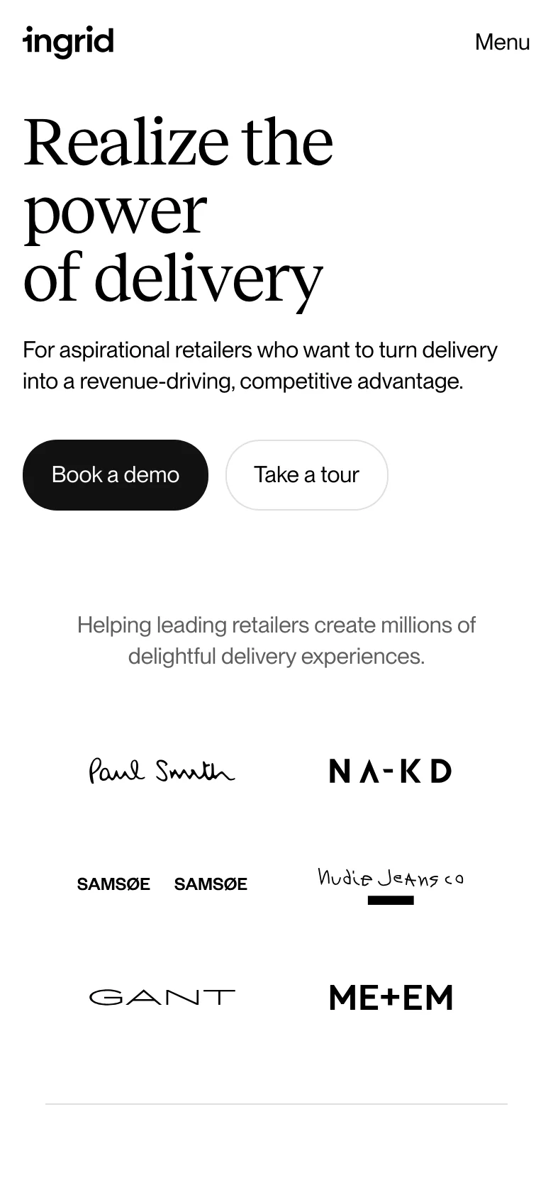 Ingrid — الجوال